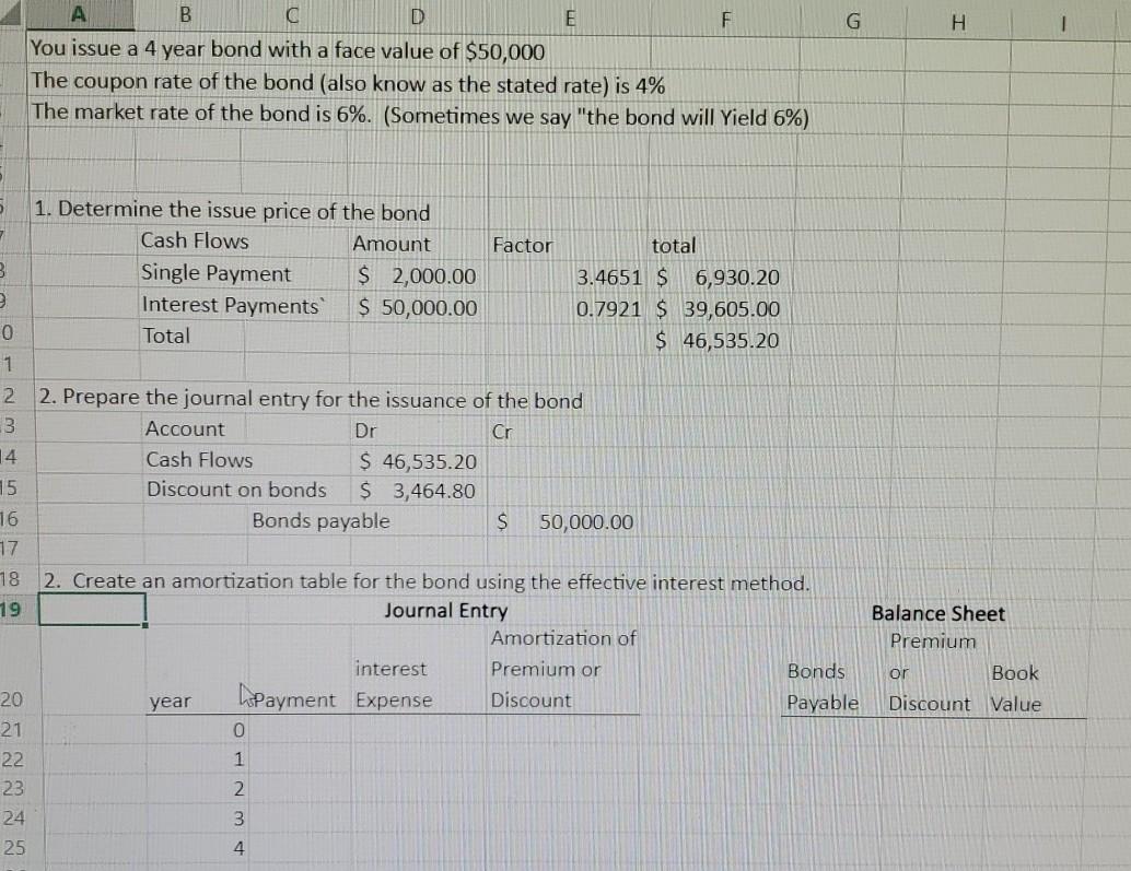 G H I A B D E F. You issue a