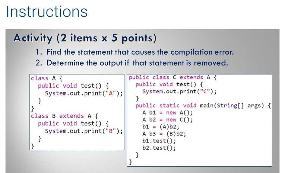 This is Java. Thank you so much in advance. Instructions Activity