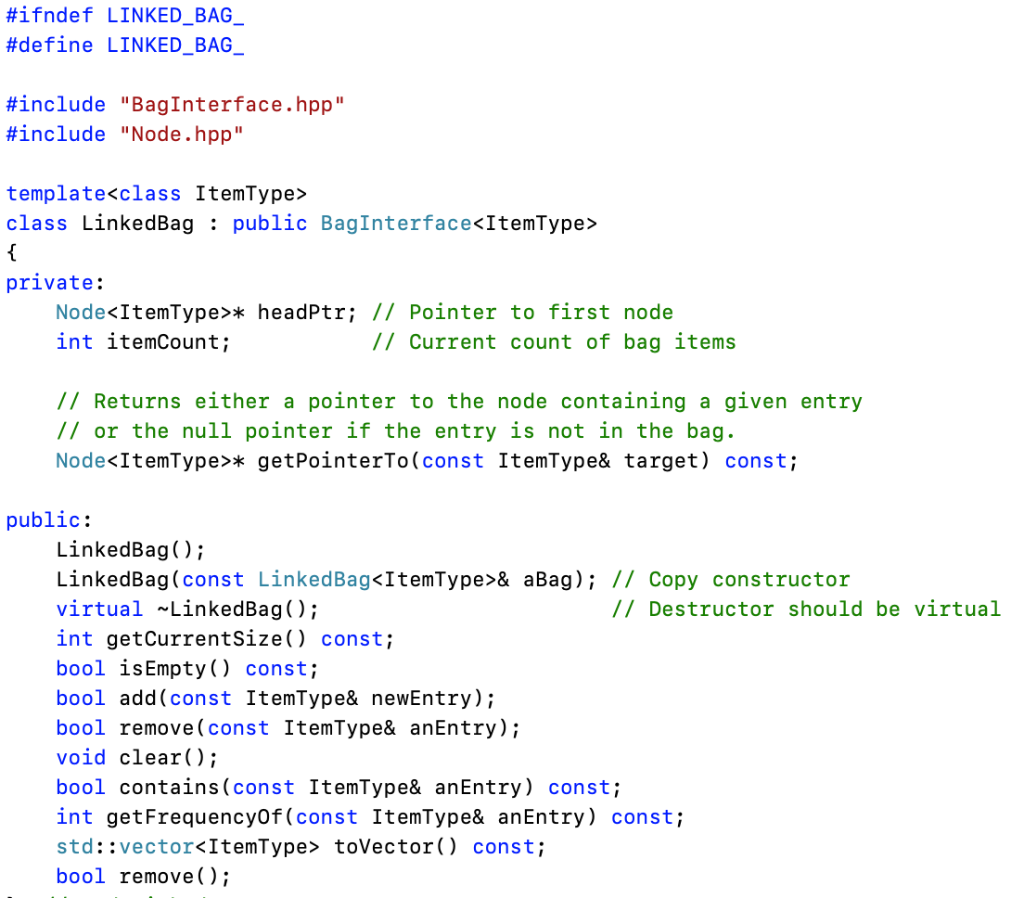 the new node is inserted at the end of the linked chain