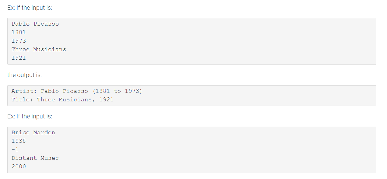 constructor // TODO: Define second constructor to initialize // private fields (title,