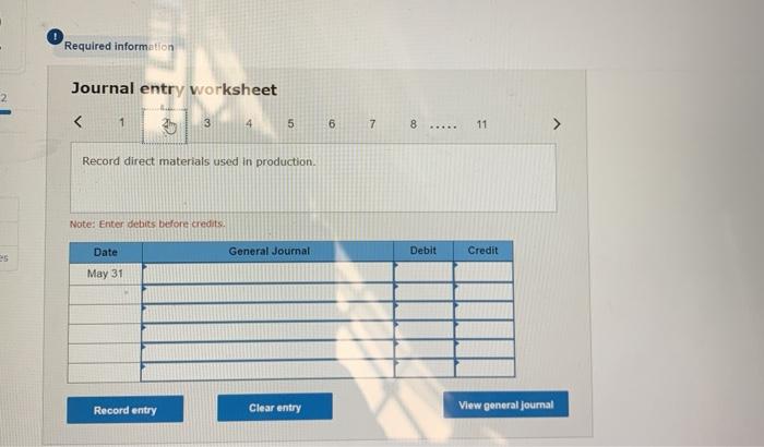 for one of its processing departments. The following information is available regarding