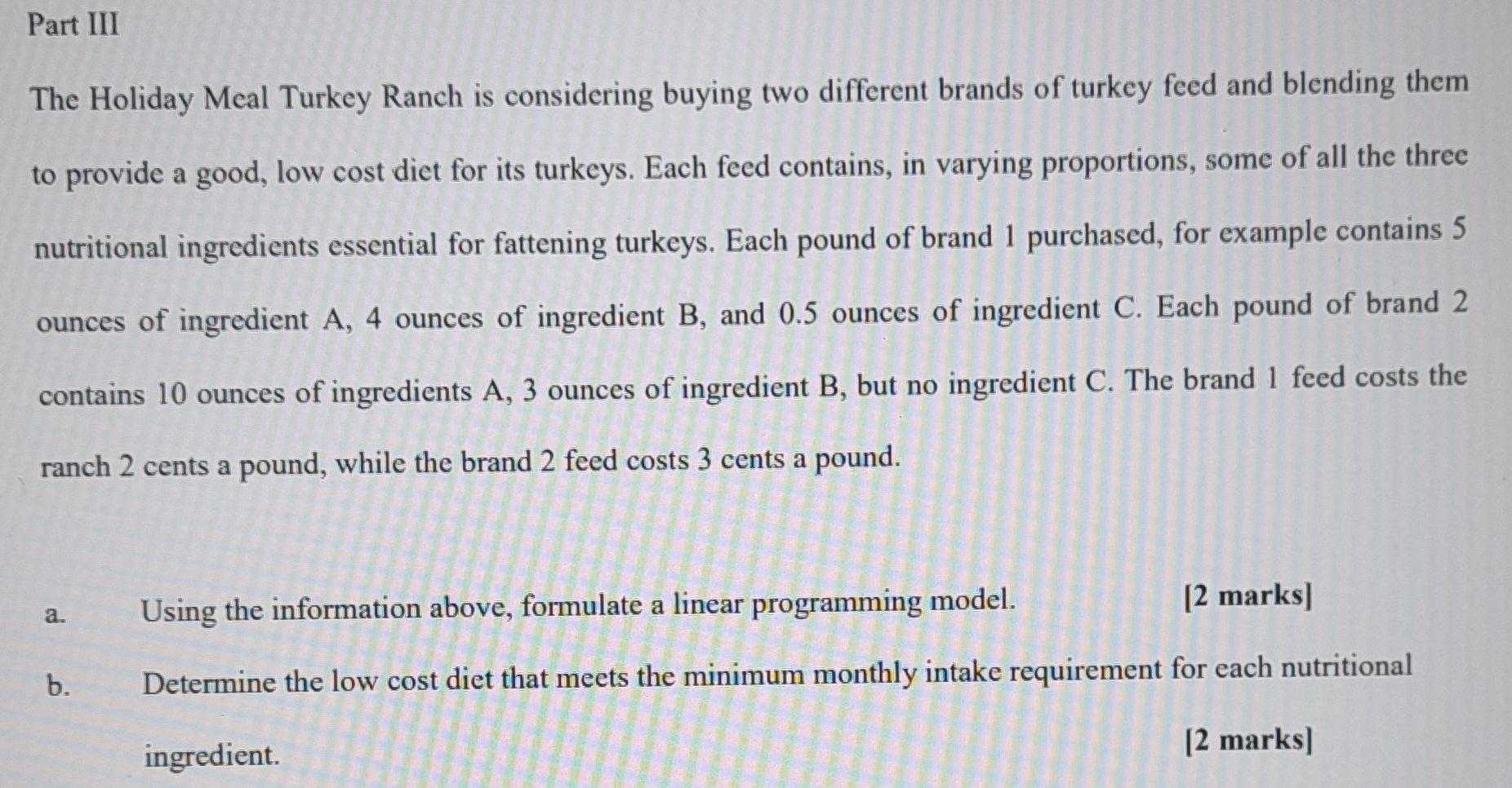 Please answer a and b with explanation. Thank you! The Holiday