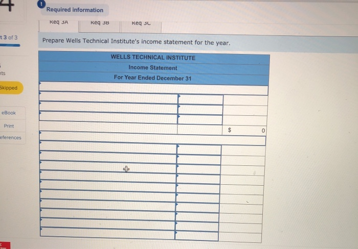 b. An inventory count shows that teaching supplies costing $3,349 are available