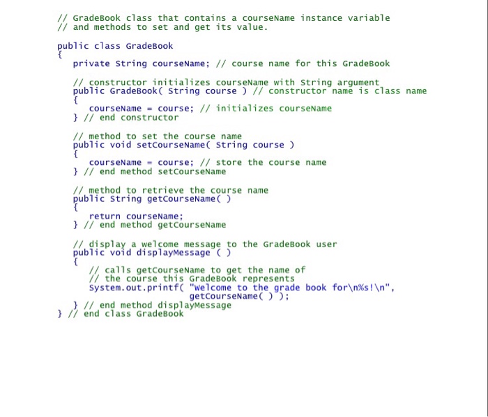 class given on slide 41 of the "03-Classes, Objects, Methods and Strings"