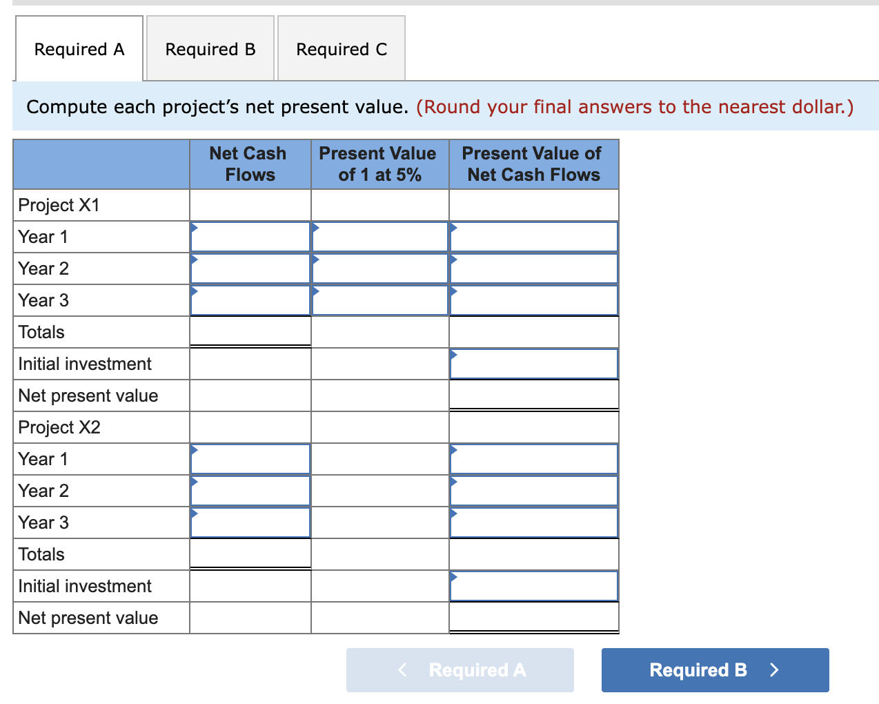 index LO P3 Following is information on two alternative investment projects being