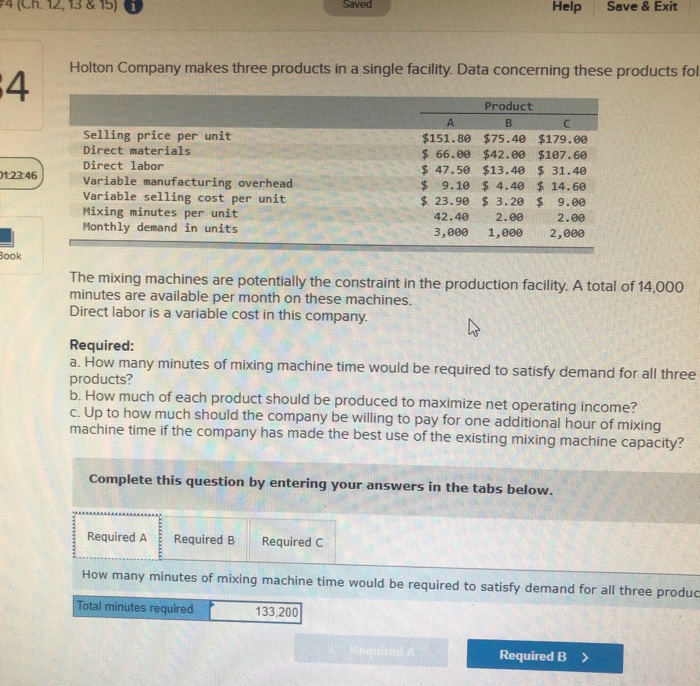  Saved Help Save & Exit Holton Company makes three products in