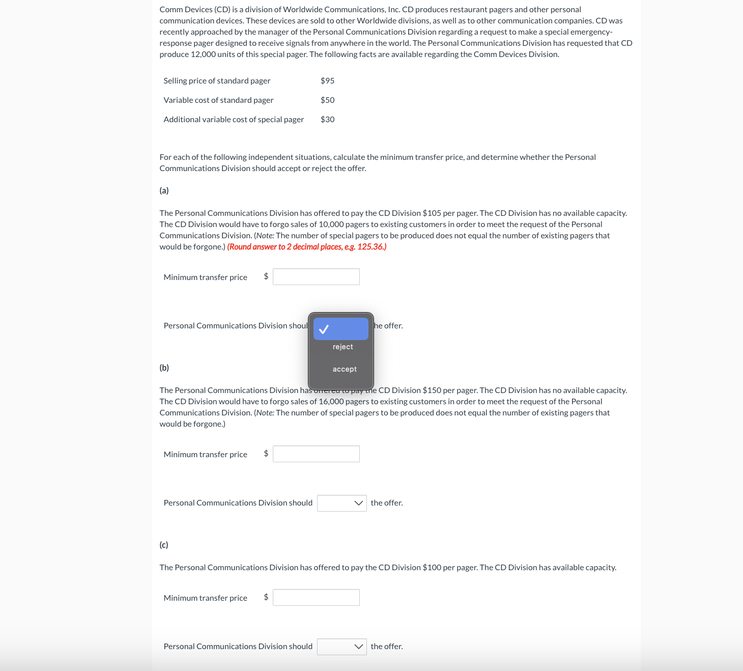 need help please thank you! Comm Devices (CD) is a division of