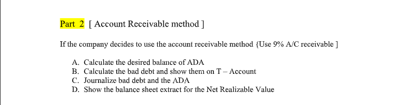 Dragon Fly has the following information as presented below Account A/C Receivable