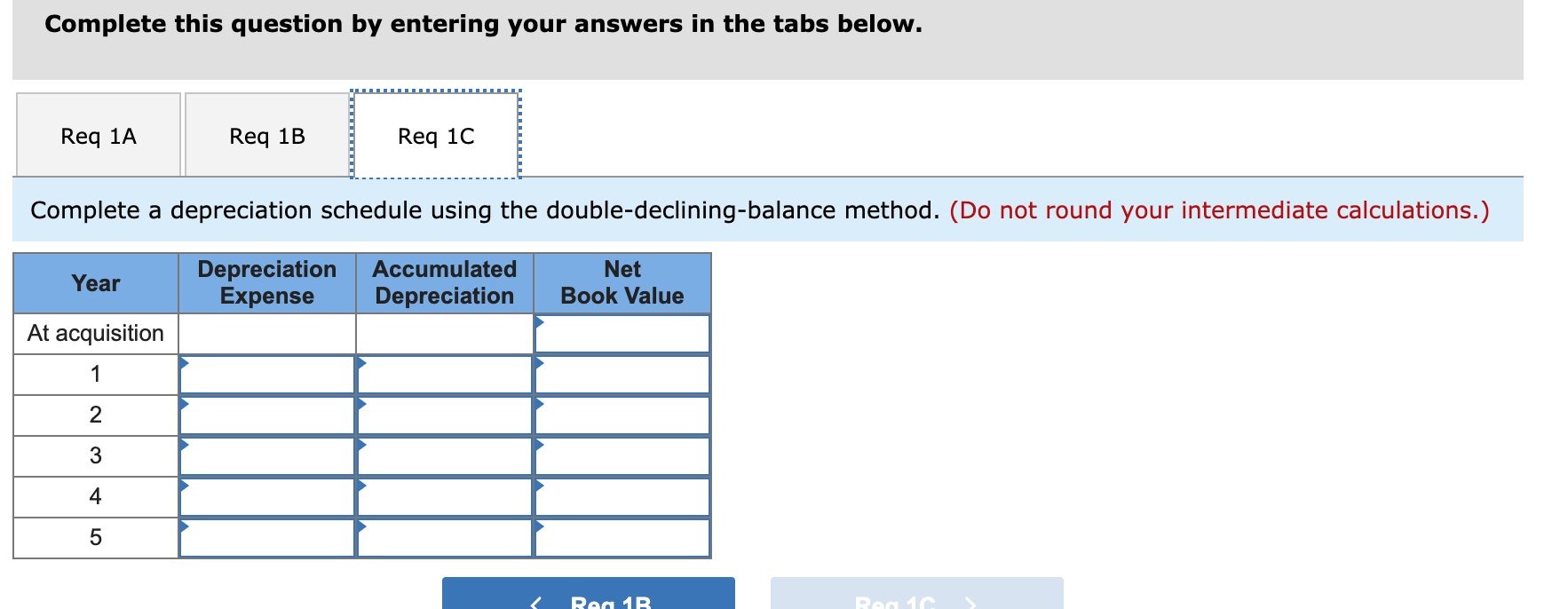 cost of $1,187,500. The estimated residual value was $62,500. Assume that the