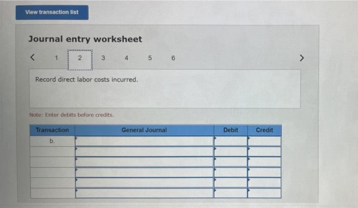 Molding Department, $26,600; and Firing Department, $5,100 b. Direct labor costs incurred:
