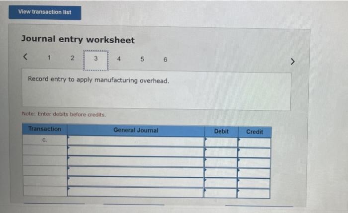 Molding Department $16,000; and Firing Department. $4,400 c Manufacturing overhead was applied