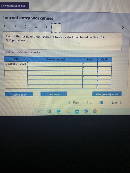 of $1 par value common stock for $60 per share. May 10