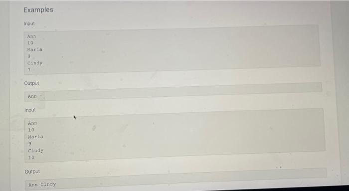 scores of the three friends one after another (Check out the example