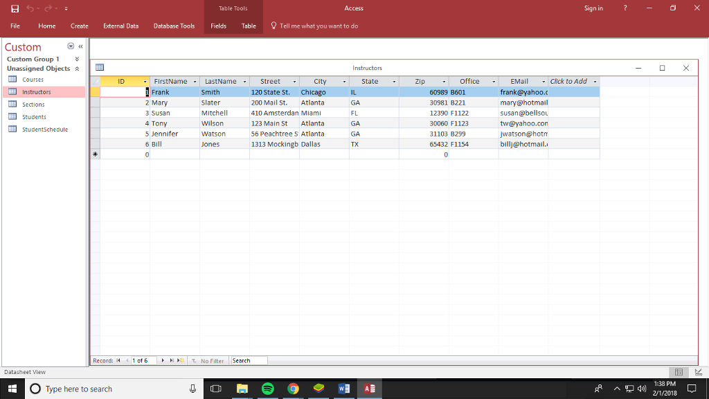 & Chap6] Using the database provided, Write and Execute SELECT statements to