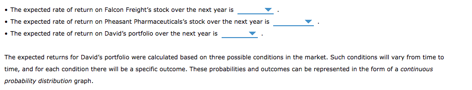 measure of the average (mean) value expected to occur during all possible