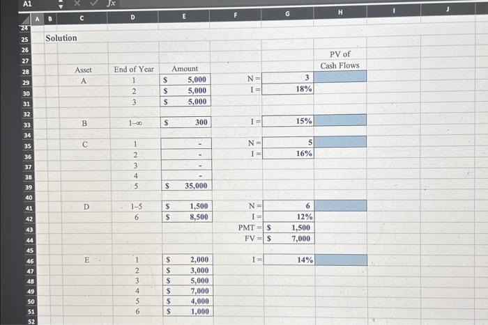 1. Problem 6-13 53 Requirements 1 In cell H29, by using cell
