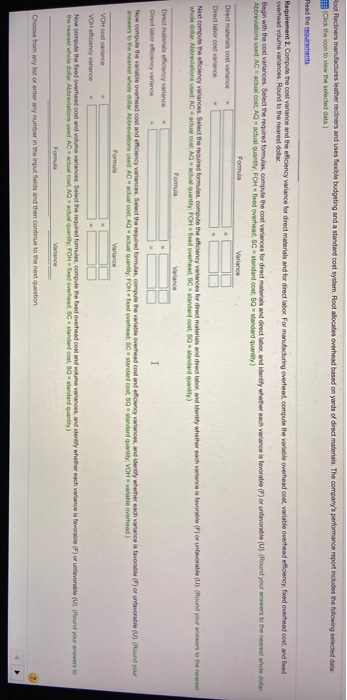 8.50 / yd) (6,143 yds. @ $ 8.30 / yd.) Direct Labor