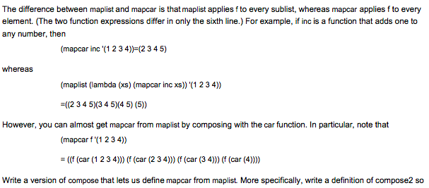 the empty list. Text beginning with;; and continuing to the end of