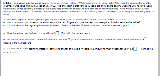 wishes to determine how long it will take an initial deposit of