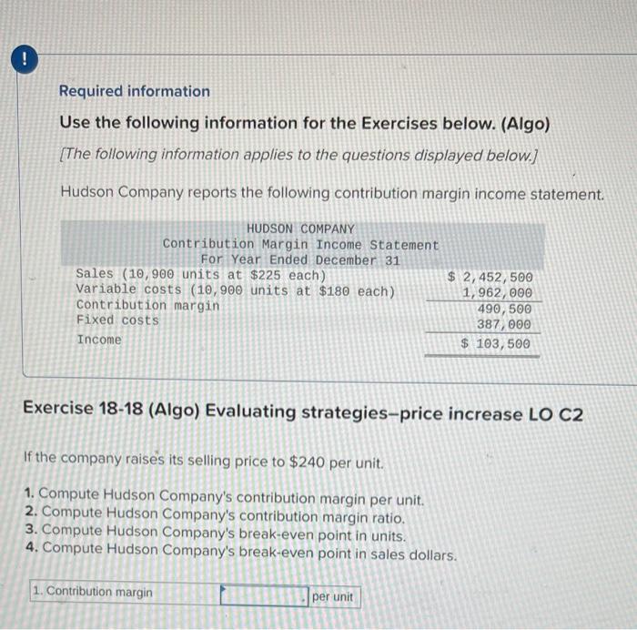  please I really need help Required information Use the following information