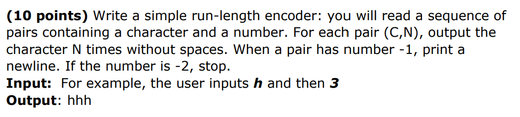 Example: Input: h 3 t 2 s -1 d 1 u