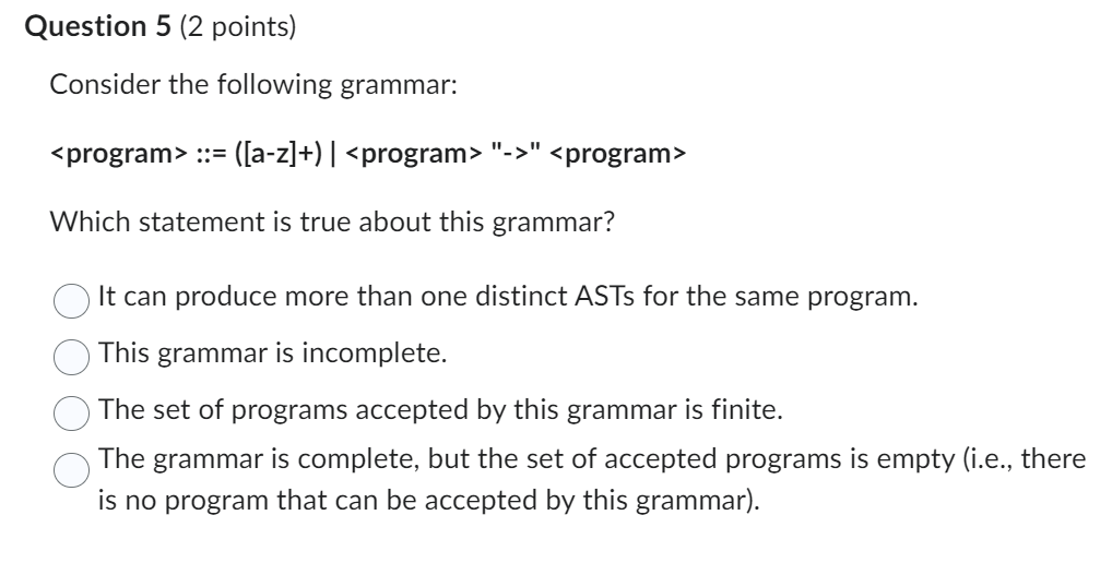 language. You traverse your AST with in-order traversal. You specify a precedence