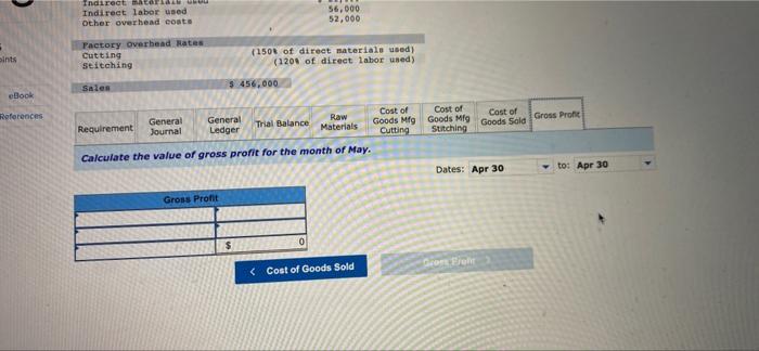 Requirement General Journal General Ledger Tral Balance Materials Prepare journal entries for