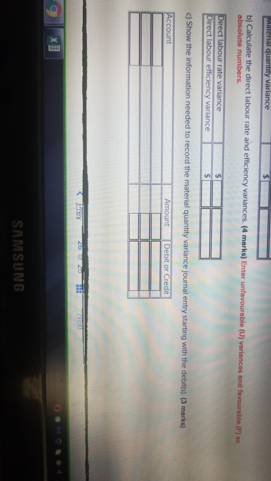 company has recently established a standard cost system to help control costs