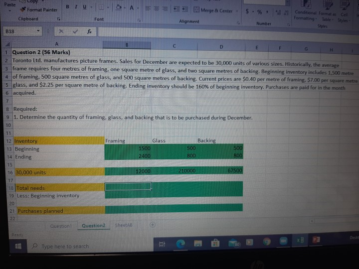  Paste * Format Painter BIU- AM Merge & Center $. %