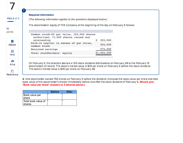par value common stock for $96,000 cash. 2. A corporation issued 2,000
