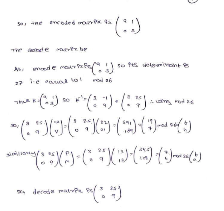 In that it says (27a = -17 mod 26) so I got