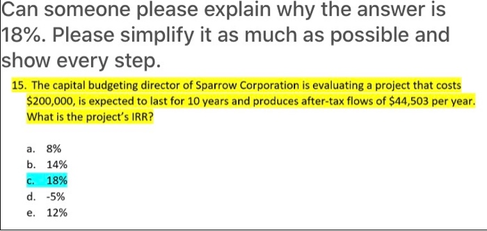  Is there a way to solve this without a table? Please