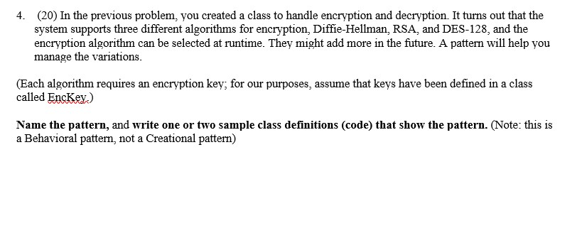 database that consists of key-value pairs. You already have the database class,