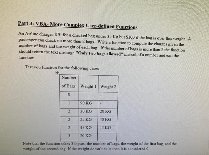 please solve the question step by step in excel sheet using VBA-more