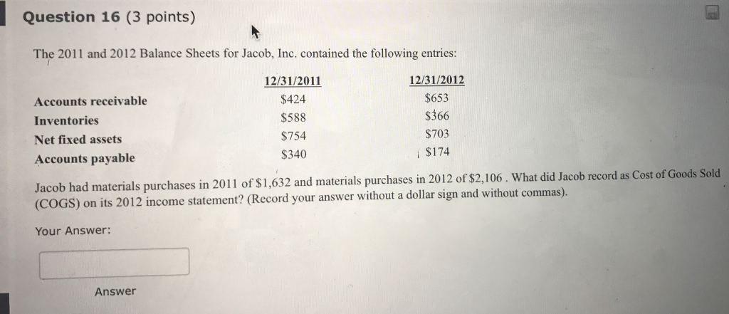 net fixed assets in 2011 20,227, if net fixed assets in 2012