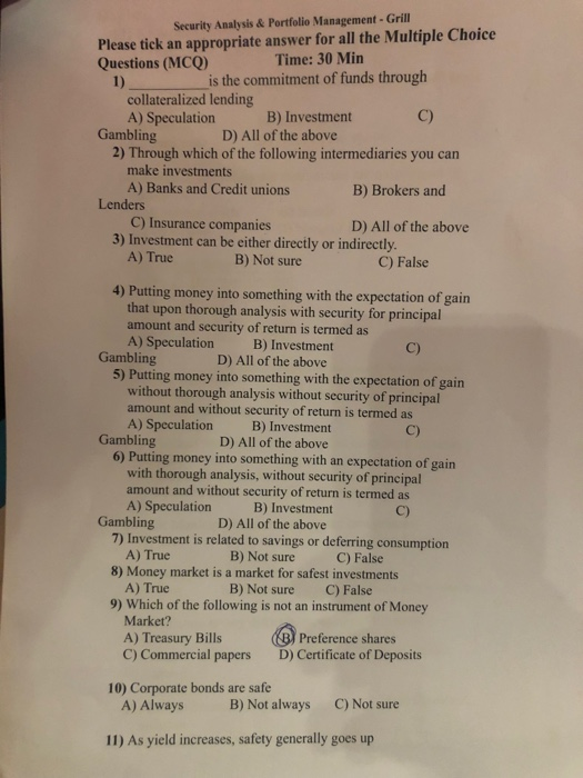  dears please answer all the questions above and send it back