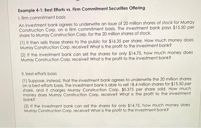 please make the steps clear with the rules, thankyou :) Example 4-1: