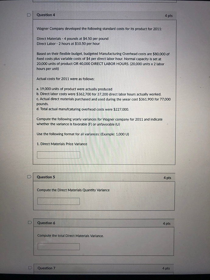 Could I please get help and all questions posted (#4 -