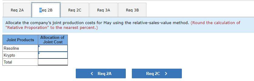 Valdosta Chemical Company manufactures two industrial chemical products in a joint process.
