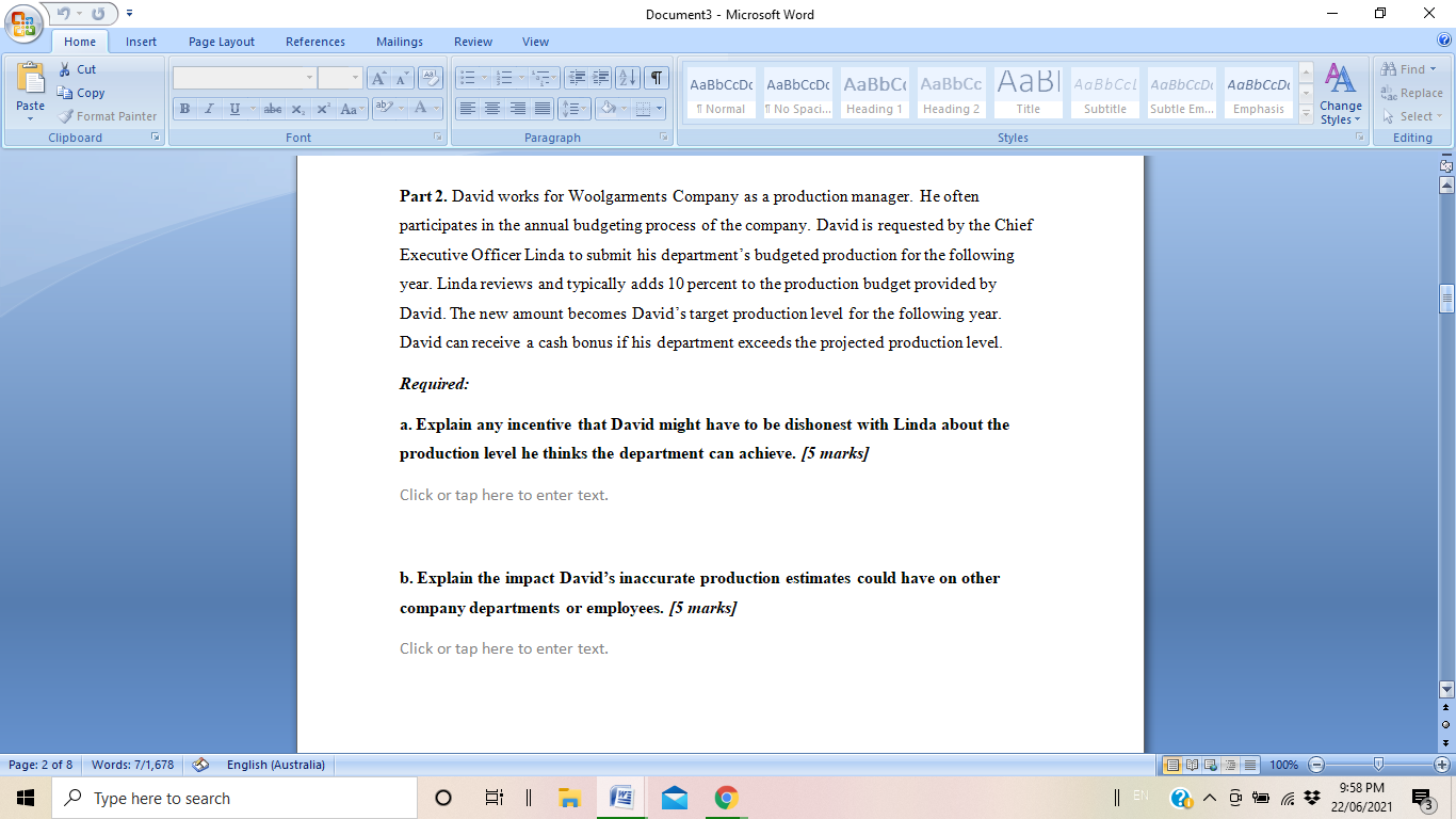 Cla Documents - Microsoft Word Home Insert Page Layout References Mailings