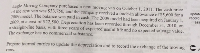  I need one I can read and understand Eagle Moving Company