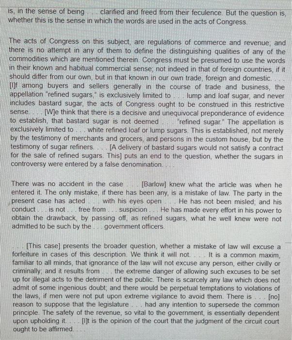 section, not everything just the important facts), Issue, holding, and reasoning(summerize the