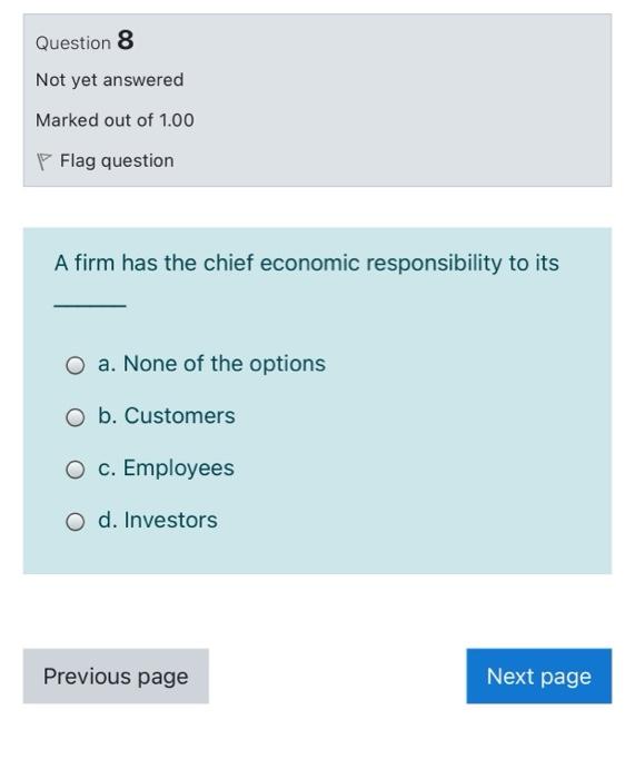 will rate you Question 7 Not yet answered Marked out of 1.00