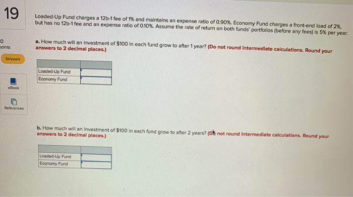  i need the correct answer for A B C 19 Loaded-Up