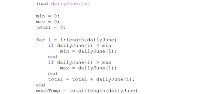  The code below is written to find the highest and the
