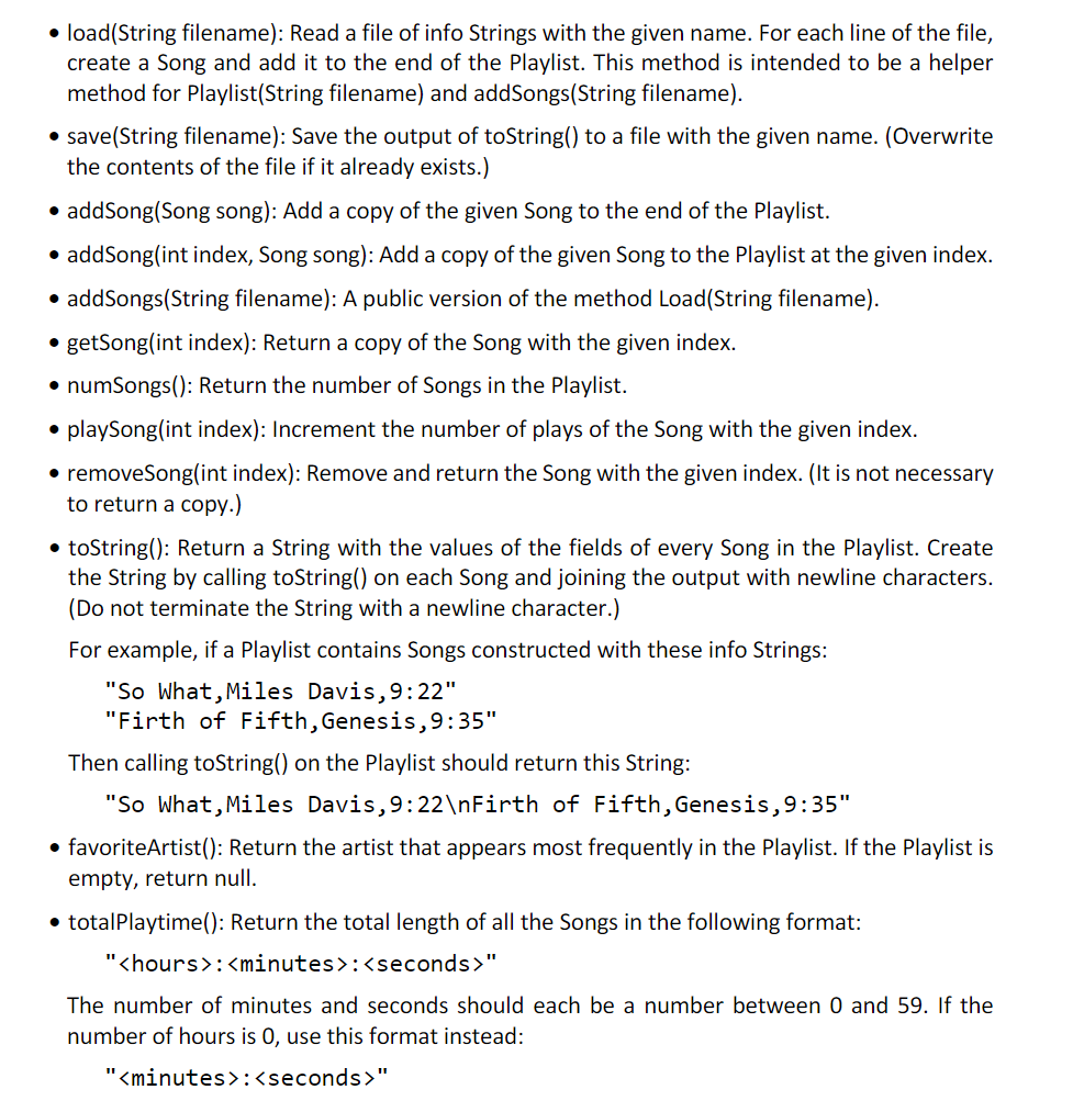 in various ways. Most importantly, the state of a Playlist can be