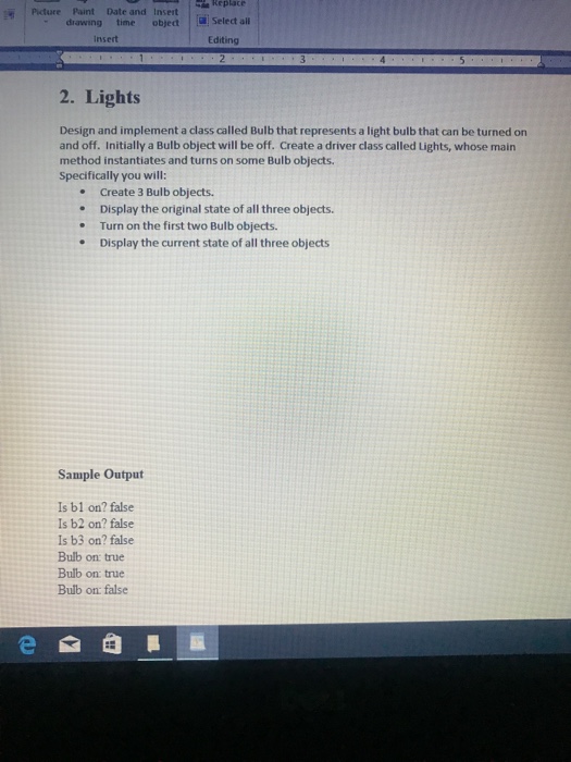 one argument-the name ofthe student There will be three methods: getName, which