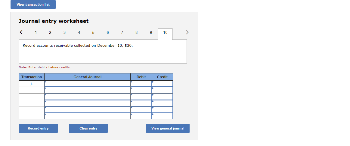 account on October 5 for future use, $18. f. Paid accounts payable