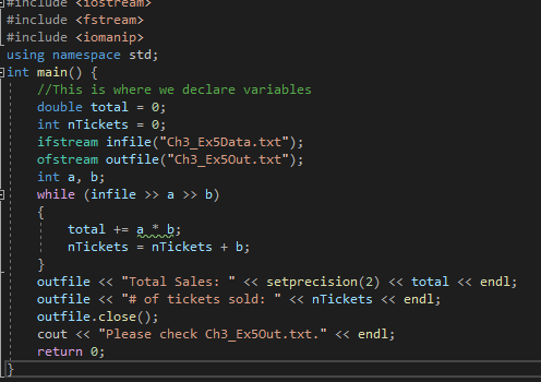 I am only having issues with my set precision. How do I