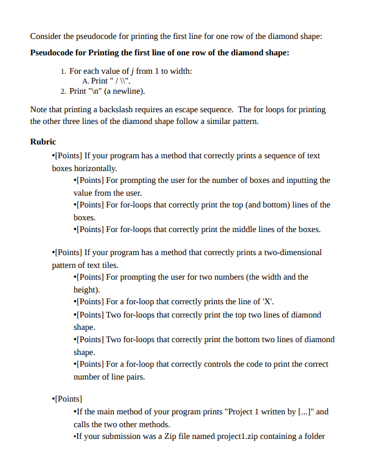this project. While you may ask for assistance in debugging, this project